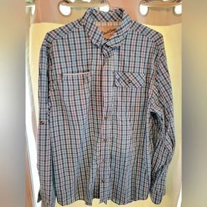 Men's plaid dress shirt